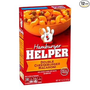 1/4 cup as packaged (29 g) Hamburger Helper - Double Cheeseburger Macaroni