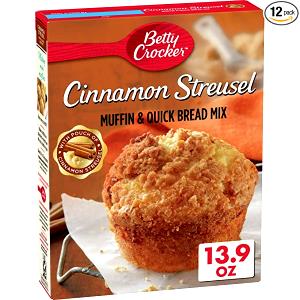 1/4 cup batter (1 muffin) (46 g) Cinnamon Streusel