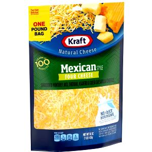 1/4 Cup Bistro Blends Cheese, Nacho & Taco, Shredded