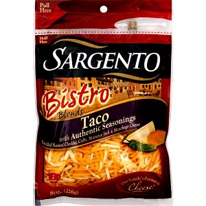 1/4 Cup Bistro Blends Cheese, Taco, Shredded