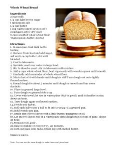 1/4 Cup Bread Flour, Wheat Blend