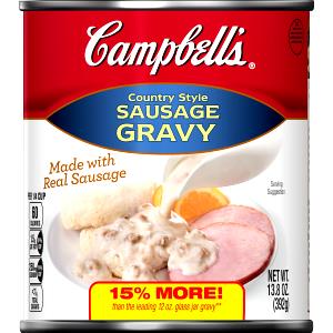 1/4 Cup Country Style Sausage Gravy