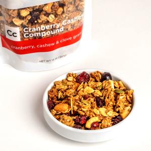 1/4 cup Cranberry Cashew Chunky Granola