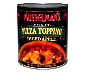 1/4 Cup Diced Apple Pizza Topping