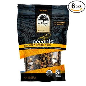 1/4 cup dry (36 g) Sprouted Lentil Trio