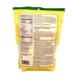 1/4 cup dry (37 g) Organic Grits