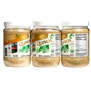 1/4 cup dry (45 g) Organic Quinoa