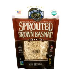 1/4 cup dry (45 g) Sprouted Brown Basmati Rice