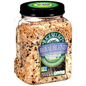 1/4 cup dry (48 g) Royal Blend with Flaxseed