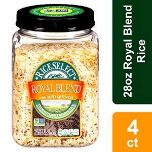 1/4 cup dry (48 g) Royal Blend with Red Quinoa