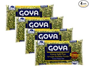 1/4 cup dry (52 g) Green Split Peas