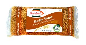 1/4 cup dry (55 g) Egg Noodles Barley Shape