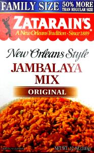 1/4 cup dry mix (1 cup prepared) (45 g) New Orleans Style Jambalaya Mix