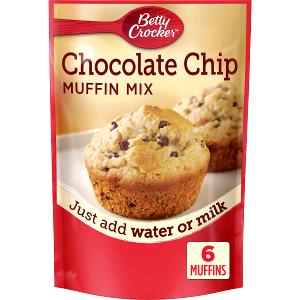 1/4 cup dry mix (35 g) Chocolate Chocolate Chip Muffin Mix