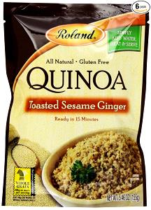 1/4 cup dry mix (45 g) Quinoa Toasted Sesame Ginger