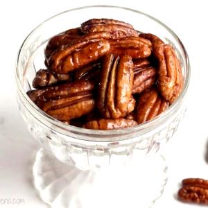 1/4 cup Glazed Pecans