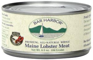 1/4 Cup Lobster Meat, Canned