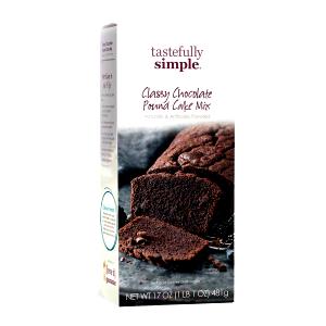 1/4 cup mix (44 g) Classy Chocolate Pound Cake