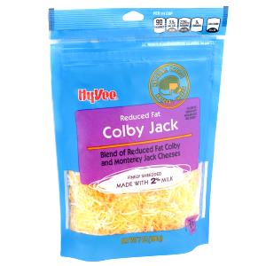 1/4 cup Natural Shredded 2% Milk Reduced Fat Colby & Monterey Jack Cheese