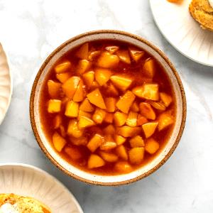 1/4 Cup Peach Topping