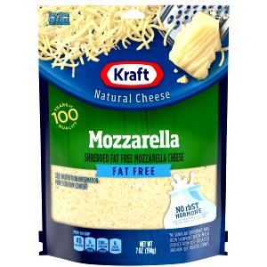 1/4 Cup Shredded Mozzarella Cheese, Reduced Fat