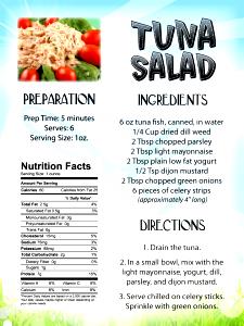 1/4 cup Tuna Fish