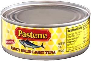 1/4 Cup Tuna In Oil, Solid Light, Canned