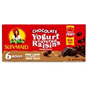 1/4 Cup Yogurt Raisins, Chocolate