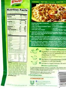1/4 meal kit prepared (457 g) Chicken & Rice Casserole
