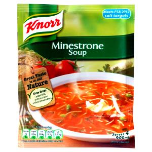 1/4 package (1 cup prepared) (43 g) Minestrone Soup Mix