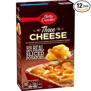1/4 package (114 g) Three Cheese Potatoes