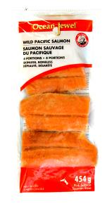 1/4 package (125 g) Wild Pacific Salmon Portions