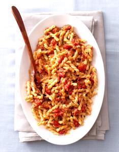 1/4 package (226 g) Gemelli Pasta Twists in Roasted Red Pepper Cream Sauce