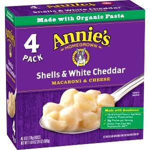 1/4 package (3 oz) White Cheddar Shells & Cheese