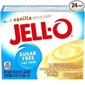 1/4 package (7 g) Sugar Free Fat Free Instant Vanilla Pudding Mix