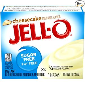 1/4 package (8 g) Sugar Free Fat Free Instant Cheesecake Pudding Mix