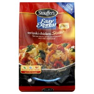 1/4 Package Complete Skillet Meal, Chicken Teriyaki