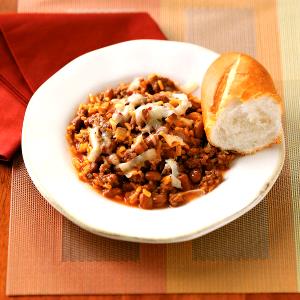 1/4 Package Complete Skillet Meal, Sothwestern Style Rice & Beef