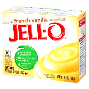 1/4 package French Vanilla Instant Pudding & Pie Filling