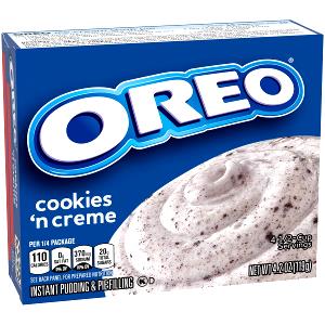 1/4 Package Oreo Pudding Mix, Instant