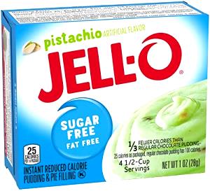1/4 Package Pistachio Pudding Mix, Instant, Sugar Free