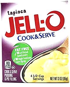 1/4 Package Tapioca Pudding Mix