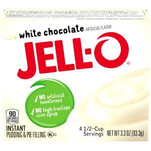 1/4 Package White Chocolate Pudding Mix, Instant