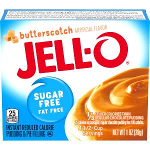 1/4 packet (7 g) Fat Free Sugar Free Instant Butterscotch Pudding