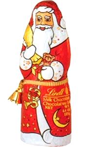 1/4 piece (31 g) Milk Chocolate Santa Claus