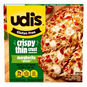 1/4 pizza (124 g) Gluten Free Extra Thin Crust Pizza