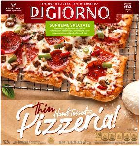 1/4 pizza (133 g) Pizzeria! Thin Supreme Speciale