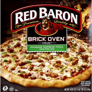 1/4 pizza (134 g) Brick Oven Crust Sausage Supreme Pizza