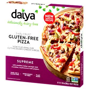 1/4 pizza (138 g) Thin Crust Gluten-Free Pizza Supreme