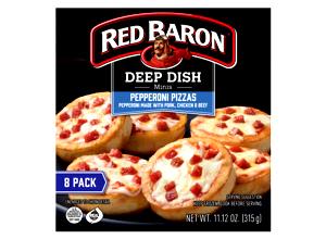 1/4 pizza (141 g) Fire Baked Crust - Pepperoni Pizza